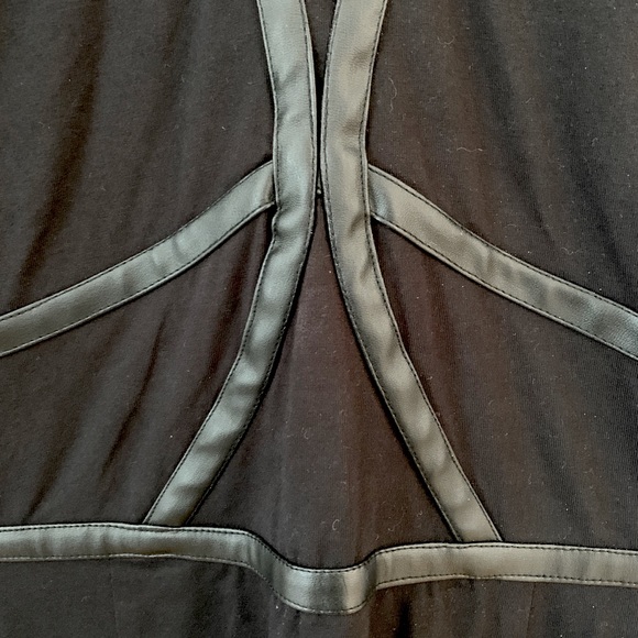 Statement dress with leather detail, Zapelle/eShakti - Picture 4 of 7